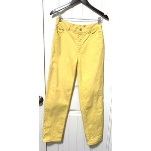 Ralph Lauren modern straight ankle women's SZ 6 (30X28) yellow color jeans